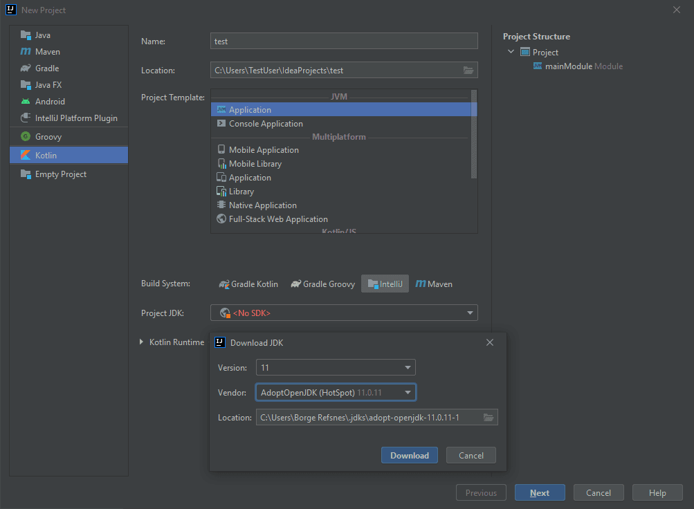 Kotlinni o'rnatish