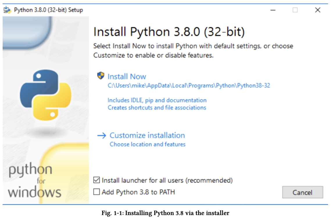 Install Python Windows