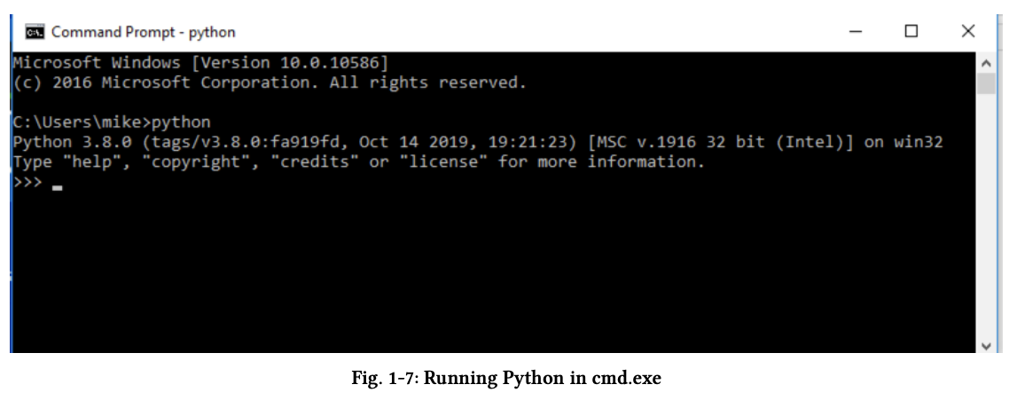 Install Python Windows